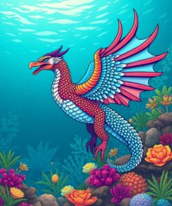 Tropical Reefs Paint Numbers