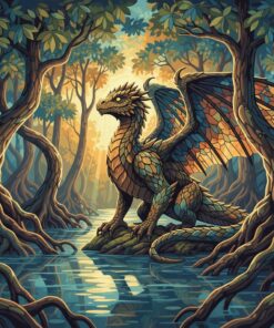 Drake Of Vintage Mangroves Paint By Numbers