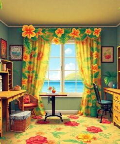 Aloha Print Paint Numbers