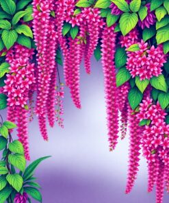 Tropical Vines Paint Numbers