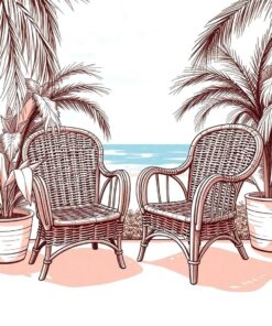 Wicker Chairs Paint Numbers