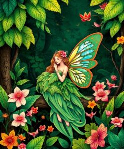 Forest Fairy Paint Numbers