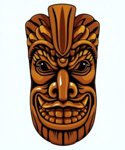 Tiki Faces Paint Numbers