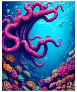 Ocean Medusa Paint Numbers