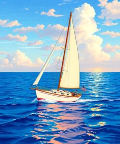 Keys Sloop Paint Numbers