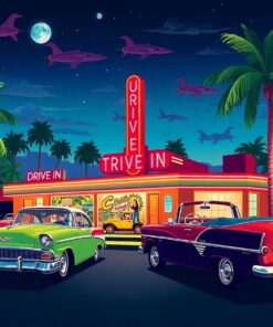 Tropical Nights Paint Numbers