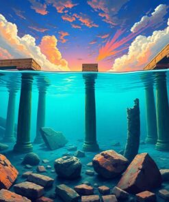 Pillars Atlantis Paint Numbers