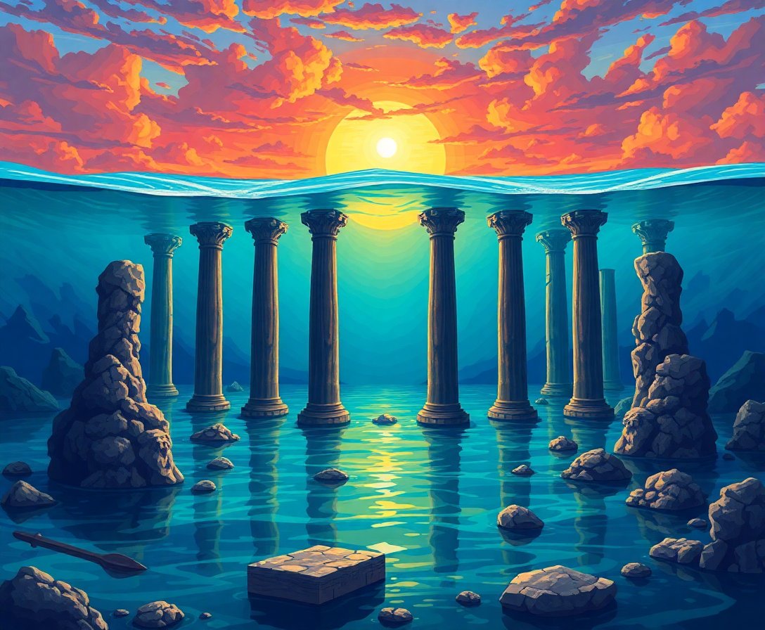 drowned-pillars-of-atlantis-paint-by-numbers-kit-myth-art