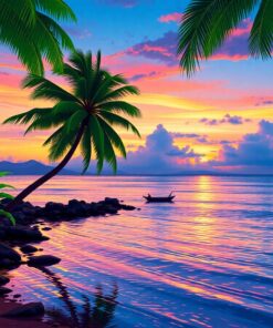 Dusk On The Water Paint By Numbers