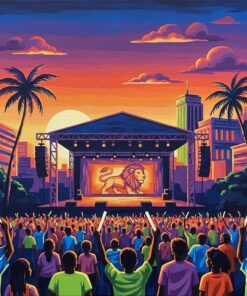 Dusk Over Kingston Stage Paint By Numbers