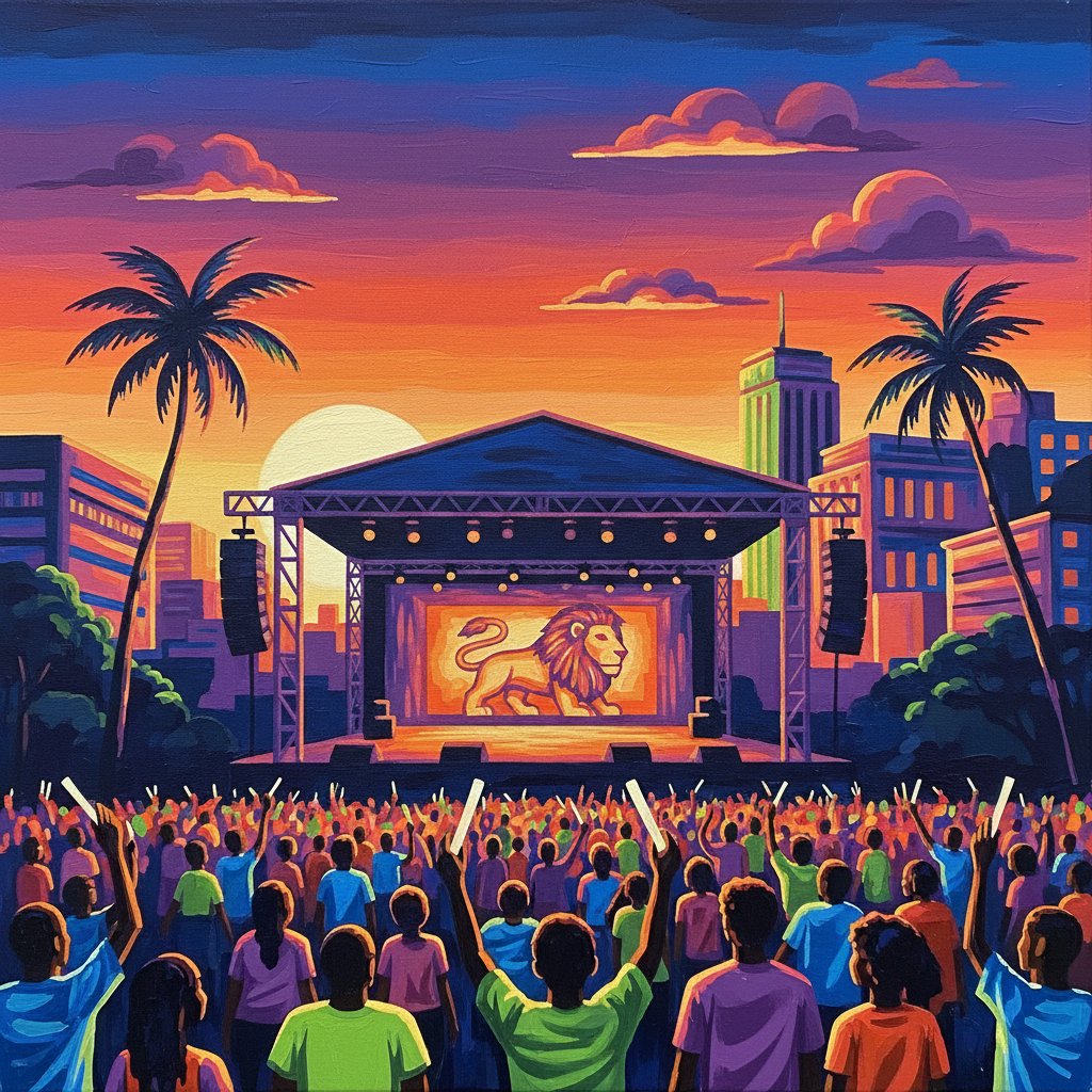 Dusk Over Kingston Stage Paint By Numbers Kit - Pop Culture Art completed