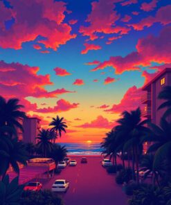 Tropical Waikiki Paint Numbers