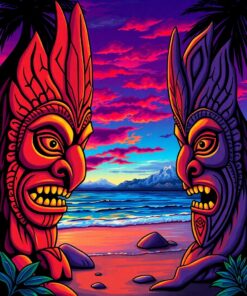 Polynesian Carving Paint Numbers