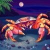 Dusk Tropical Ghost Crab Paint By Numbers
