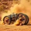 Dust Behind Heritage Wheels Paint By Numbers