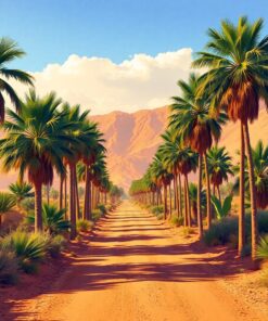 Through Palms Paint Numbers