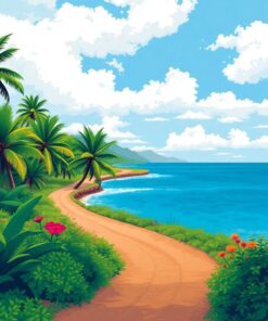 Shoreline Path Paint Numbers