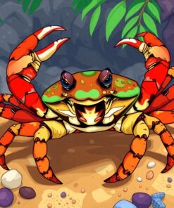 Tree Crabs Paint Numbers