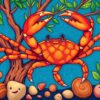 Earthy Banyan Tree Crabs Paint By Numbers