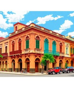 Earthy Havana Architectural Realism Paint By Numbers