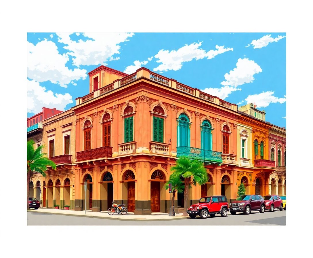 earthy-havana-architectural-realism-paint-by-numbers-kit