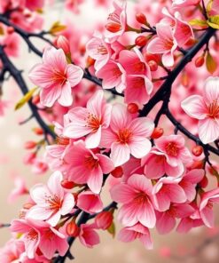 Earthy Realistic Fallen Blossom Paint By Numbers