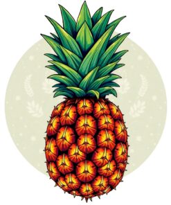 Pineapple Crown Paint Numbers