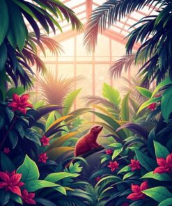 Tropical Ferns Paint Numbers