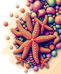 Starfish Cluster Paint Numbers