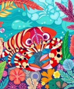 Ebb Tide Tropical Crustaceans Paint By Numbers