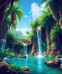 Tropical Ruins Paint Numbers