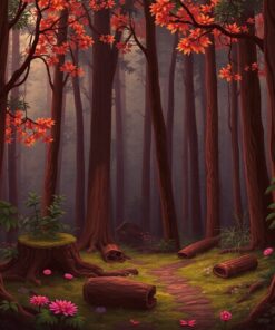 Vintage Mahogany Paint Numbers