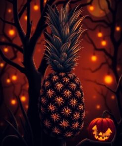 Pineapple Glow Paint Numbers