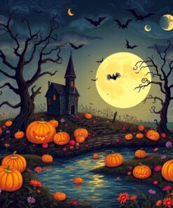 Eerie Island Harvest Paint By Numbers