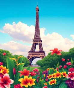 Exotic Flora Paint Numbers