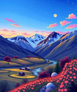 Warm Sand Paint Numbers