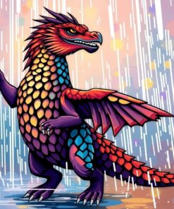 Elder Drakes Dancing Rain Paint By Numbers