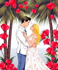 Embracing By The Palms Paint By Numbers