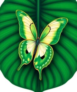 Tropical Leaf Paint Numbers