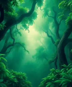 Emerald Canopy Dreamer Paint By Numbers