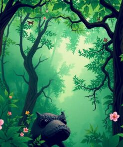 Emerald Canopy Folklore Entity Paint By Numbers