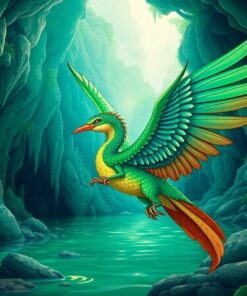 Winged Drake Paint Numbers