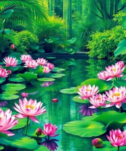 Garden Waterway Paint Numbers