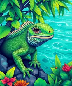 Ocean Shore Paint Numbers