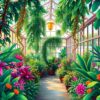 Emerald Jungle Greenhouse Paint By Numbers
