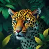 Emerald Jungle Jaguar Paint By Numbers