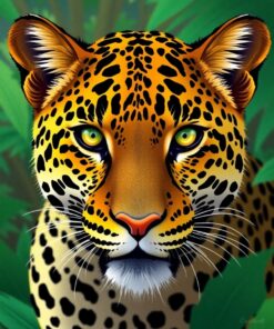 Leopard Gaze Paint Numbers