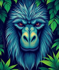 Yeti Gaze Paint Numbers