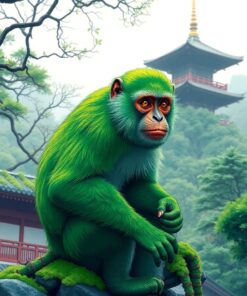 Temple Monkey Paint Numbers