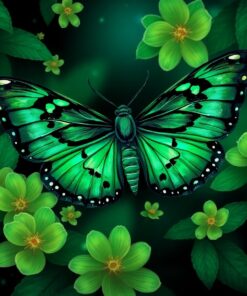 Dark Bloom Paint Numbers